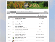 Tablet Screenshot of centralnypga.bluegolf.com