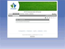 Tablet Screenshot of bcga.bluegolf.com