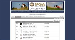 Desktop Screenshot of gatewaypgajr.bluegolf.com