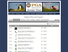 Tablet Screenshot of gatewaypgajr.bluegolf.com