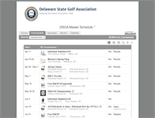 Tablet Screenshot of dsga.bluegolf.com