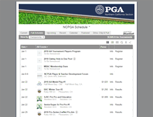Tablet Screenshot of ncpga.bluegolf.com
