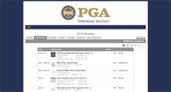 Desktop Screenshot of nebraskapga.bluegolf.com