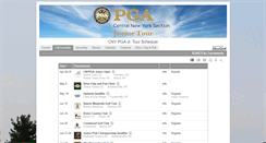 Desktop Screenshot of centralnypgajr.bluegolf.com