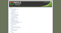 Desktop Screenshot of fwsga.bluegolf.com