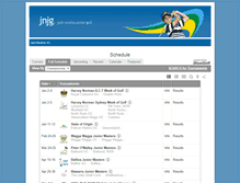 Tablet Screenshot of jnjg.bluegolf.com