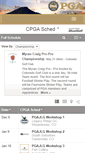 Mobile Screenshot of copga.bluegolf.com