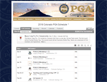 Tablet Screenshot of copga.bluegolf.com