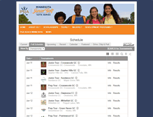 Tablet Screenshot of mnpgajr.bluegolf.com