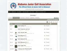 Tablet Screenshot of alajga.bluegolf.com